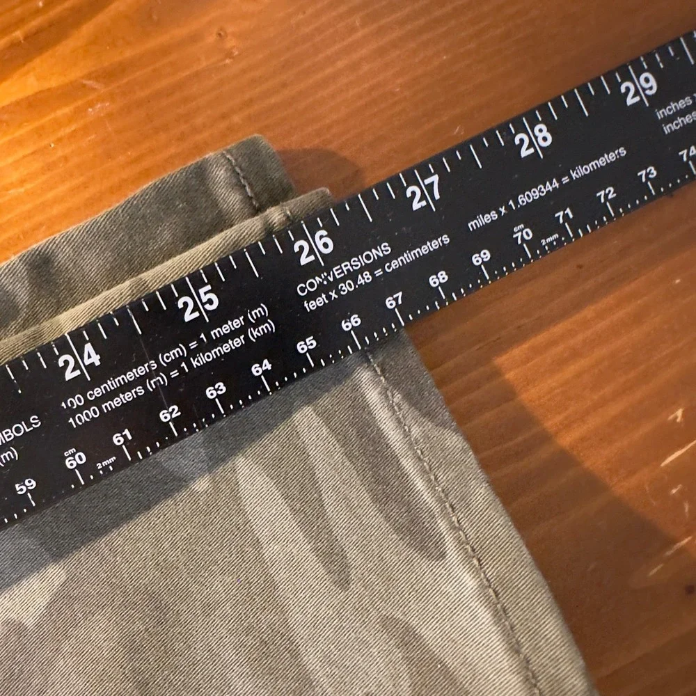 Levi's 711 Skinny Jeans Womens 31 Olive Green Camouflage Camo Military Utility